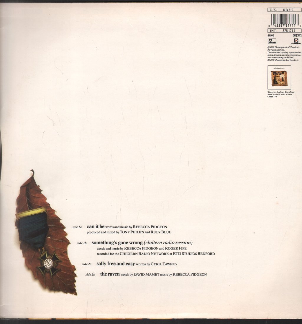Ruby Blue - Can It Be - 12 Inch
