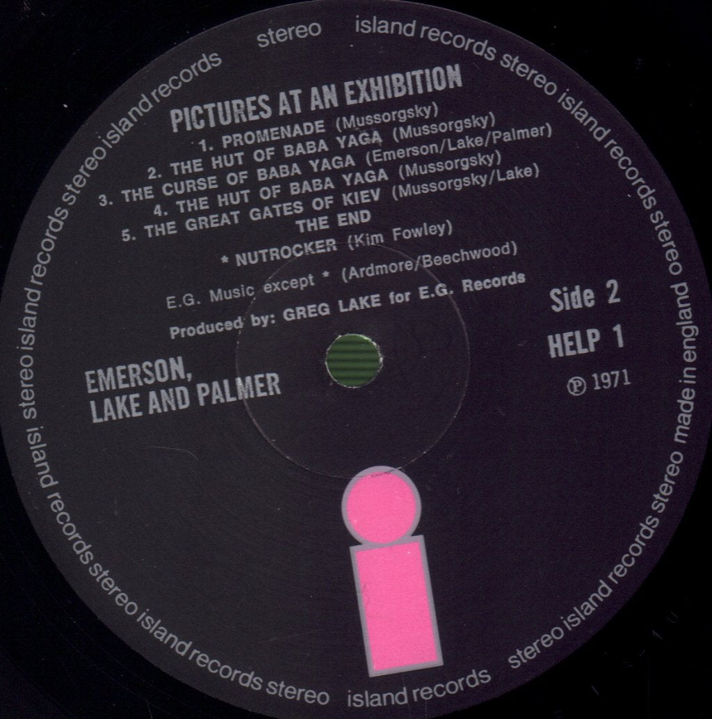 Emerson Lake And Palmer - Pictures At An Exhibition - Lp
