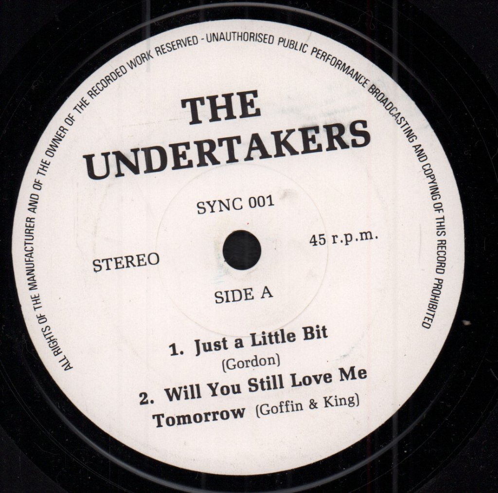 Undertakers (Uk Beat Group) - Just A Little Bit - 7 Inch