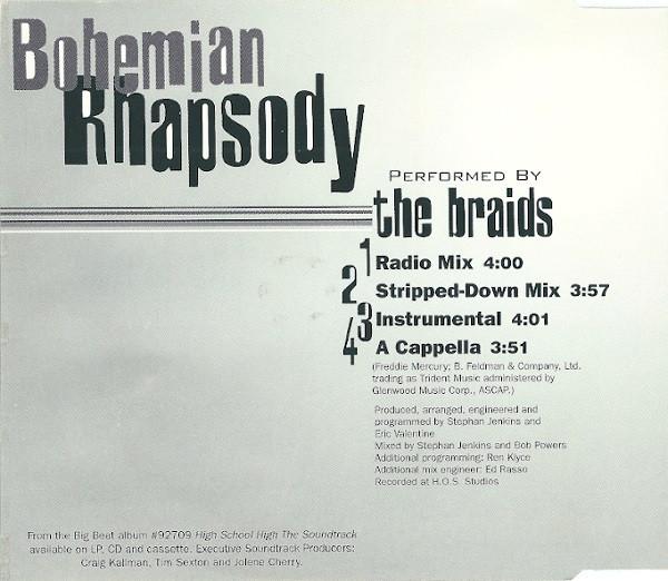 Braids - Bohemian Rhapsody - Cd