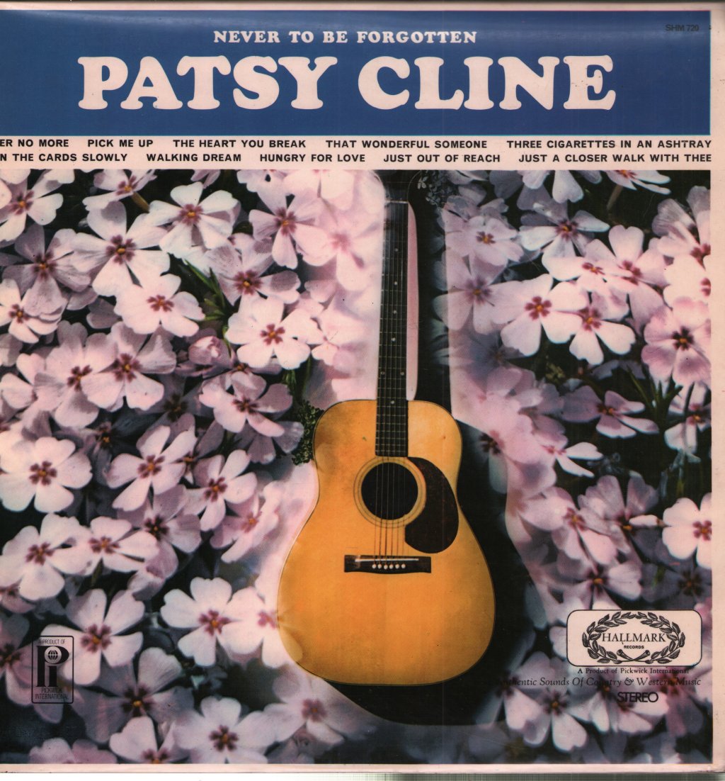 Patsy Cline - Never To Be Forgotten - Lp