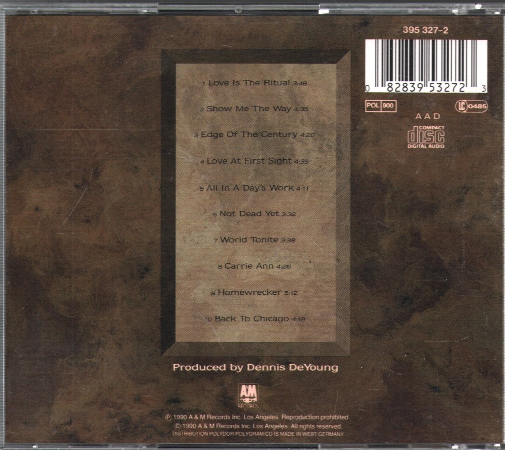 Styx - Edge Of The Century - Cd