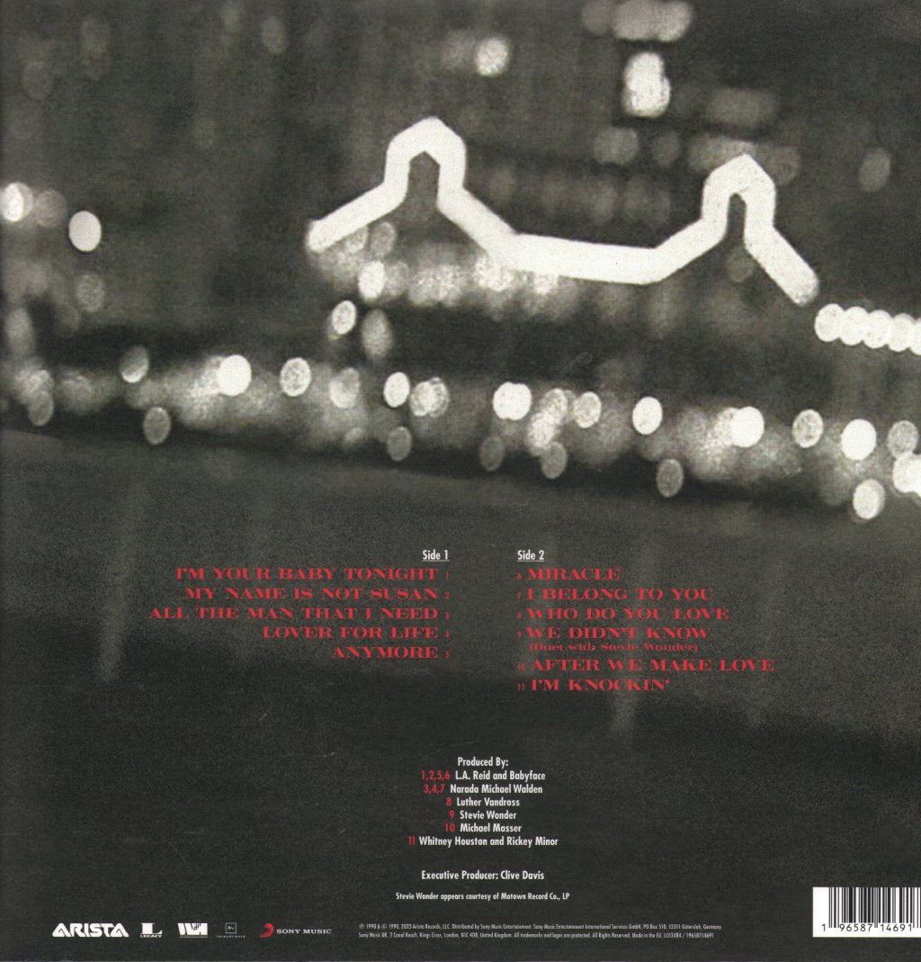 Whitney Houston - I'm Your Baby Tonight - Lp