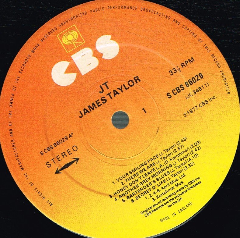 James Taylor - Jt - Lp