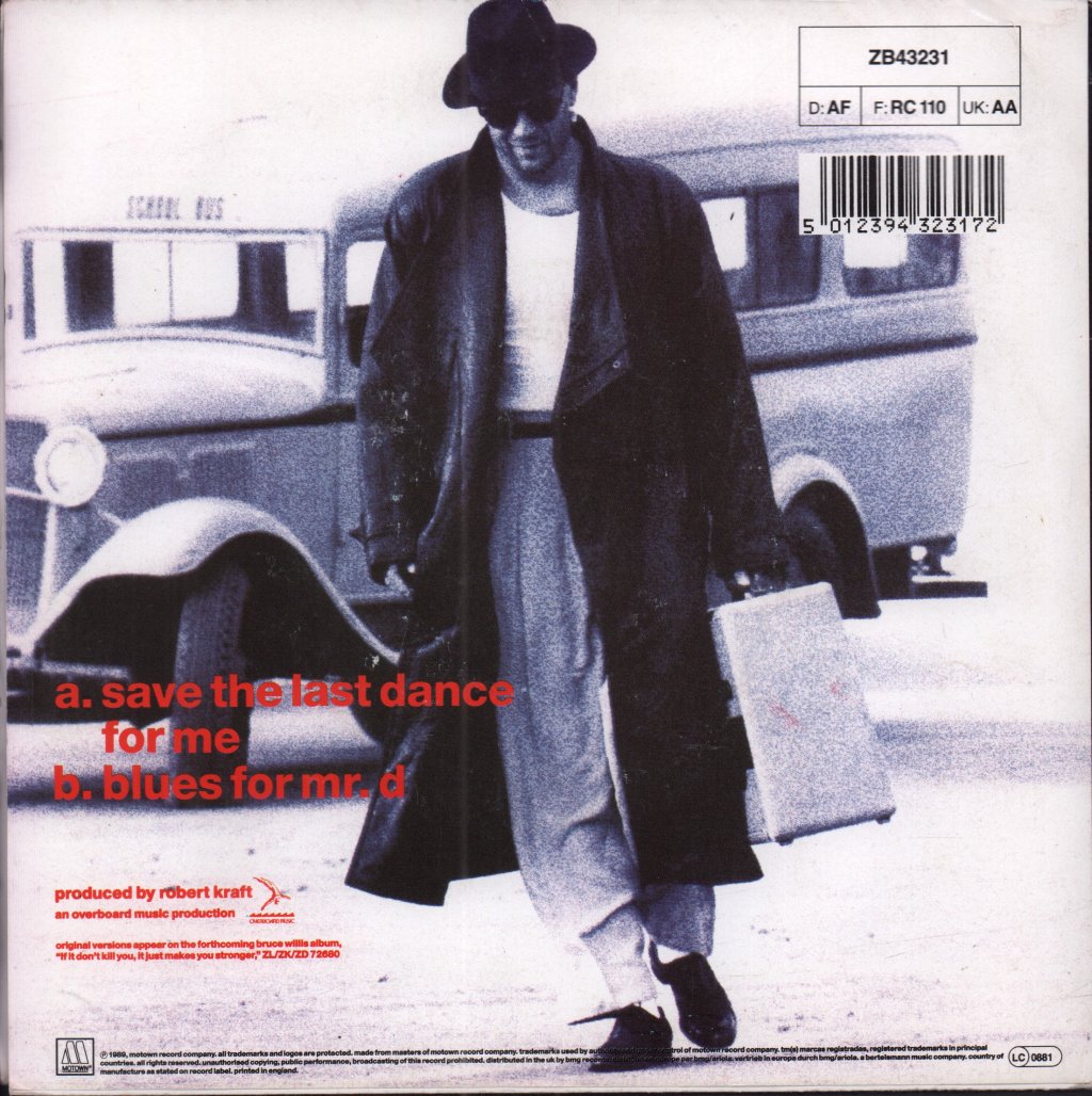 Bruce Willis - Save The Last Dance For Me - 7 Inch