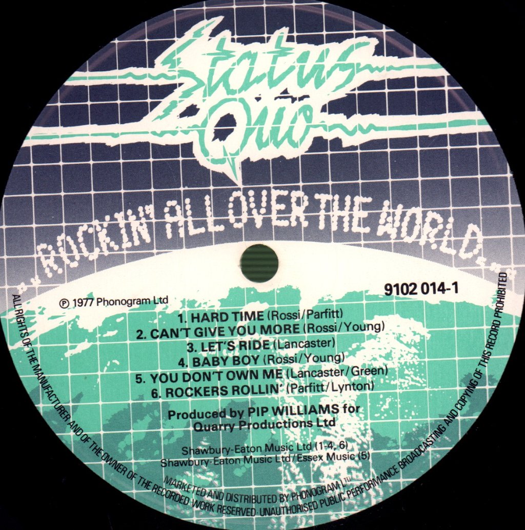 Status Quo - Rockin' All Over The World - Lp