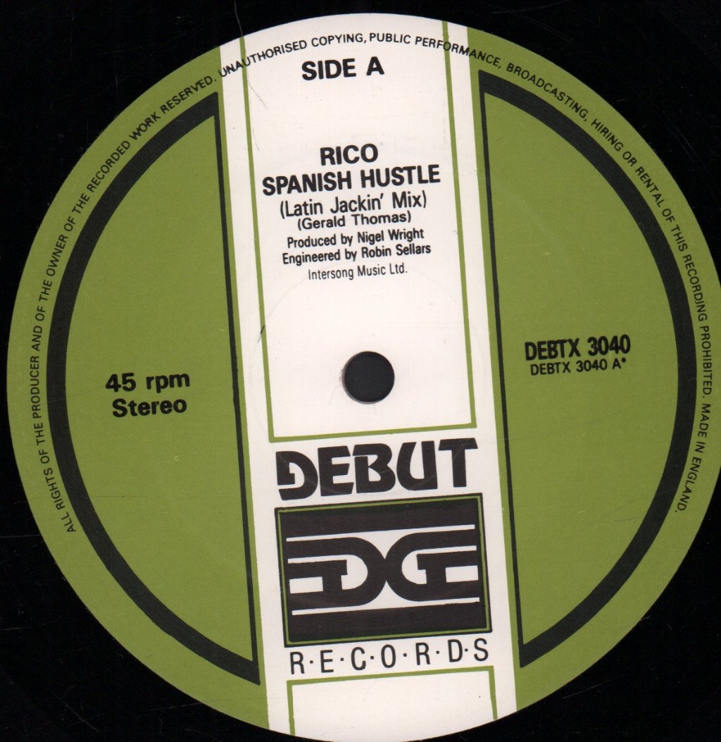 Rico (Dance) - Spanish Hustle - 12 Inch