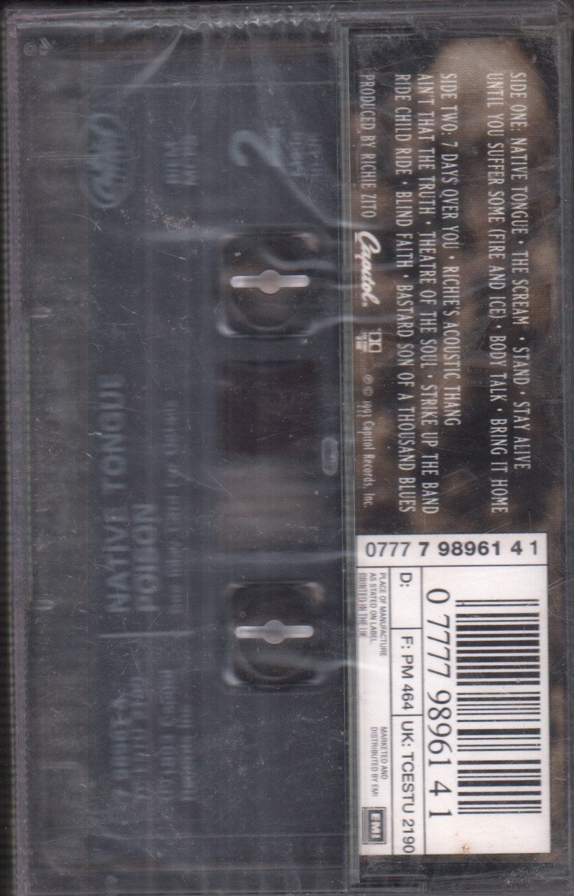 Poison - Native Tongue - Cassette