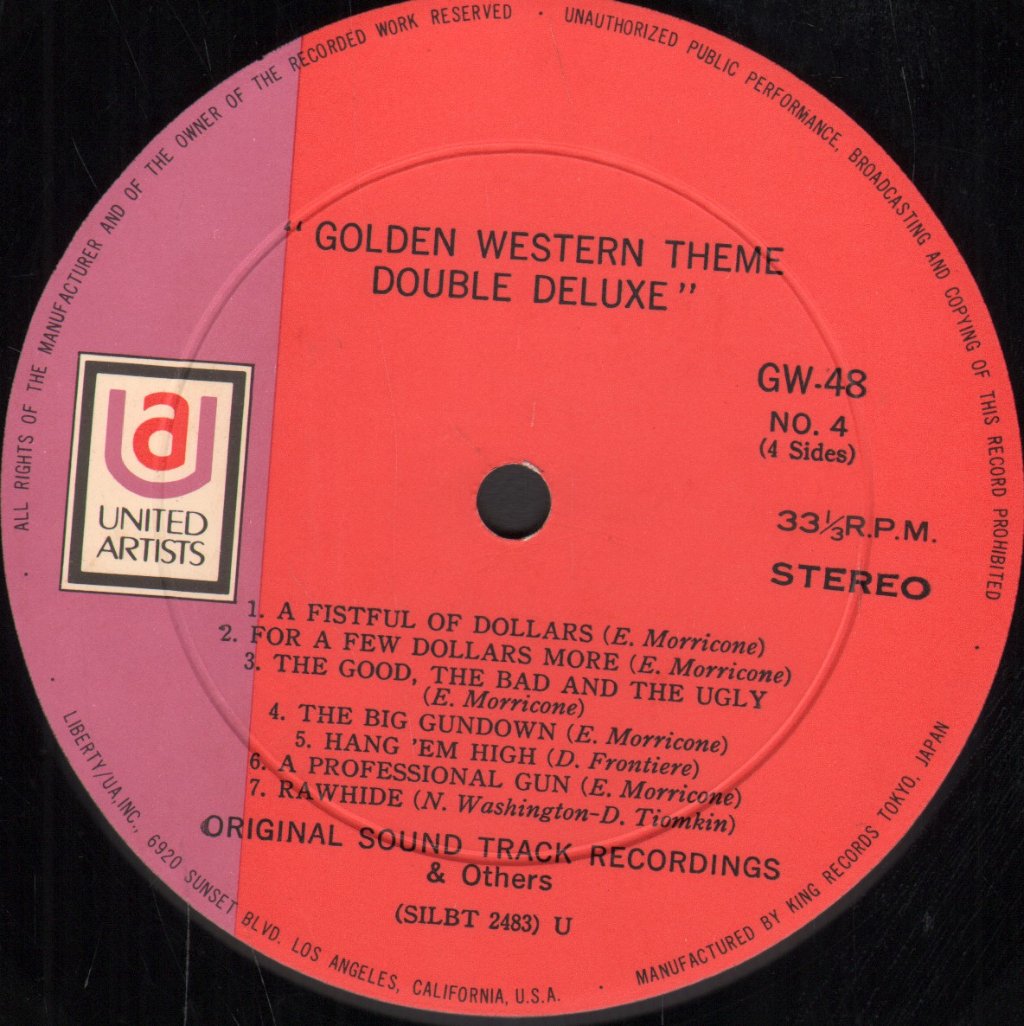 Various Artists - Golden Western Theme - Double Lp