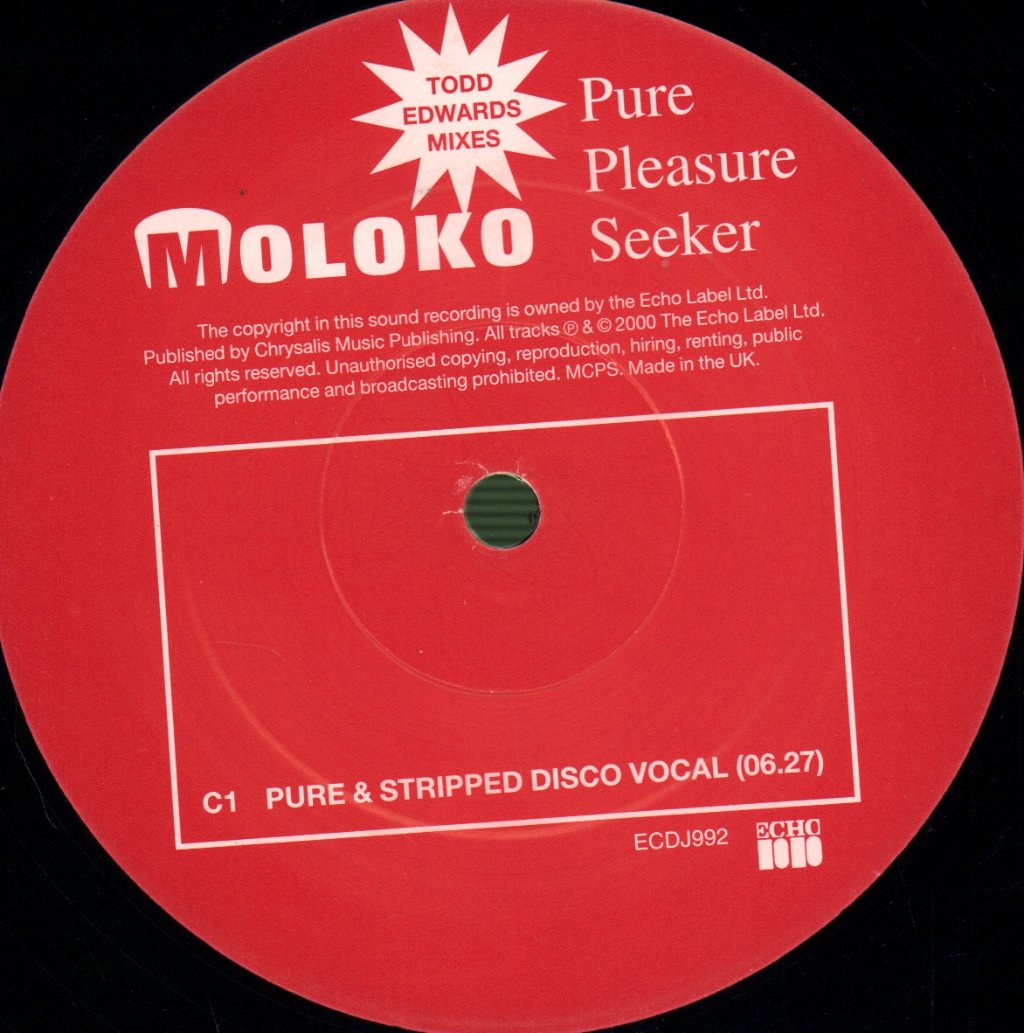 Moloko - Pure Pleasure Seeker (Todd Edwards Mixes) - Double 12 Inch