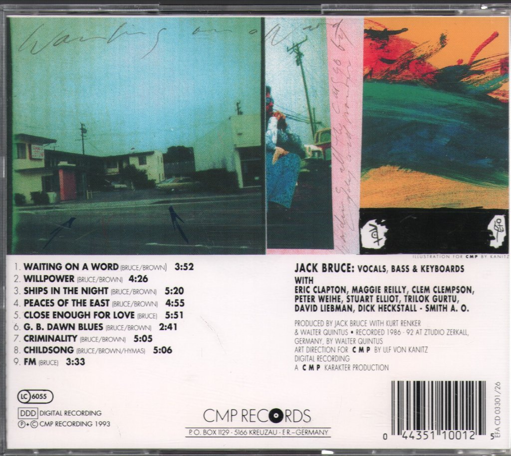 Jack Bruce - Somethin Els - Cd