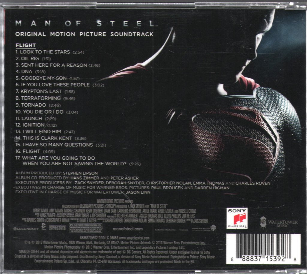 Hans Zimmer - Man Of Steel - Original Motion Picture Soundtrack - Cd