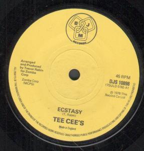 Tee Cee's - Ecstasy - 7 Inch