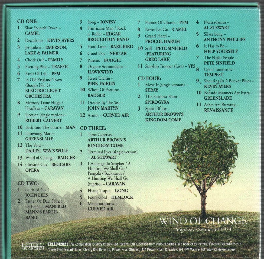 Various Artists - Wind Of Change: Progressive Sounds Of 1973 - Cd Set