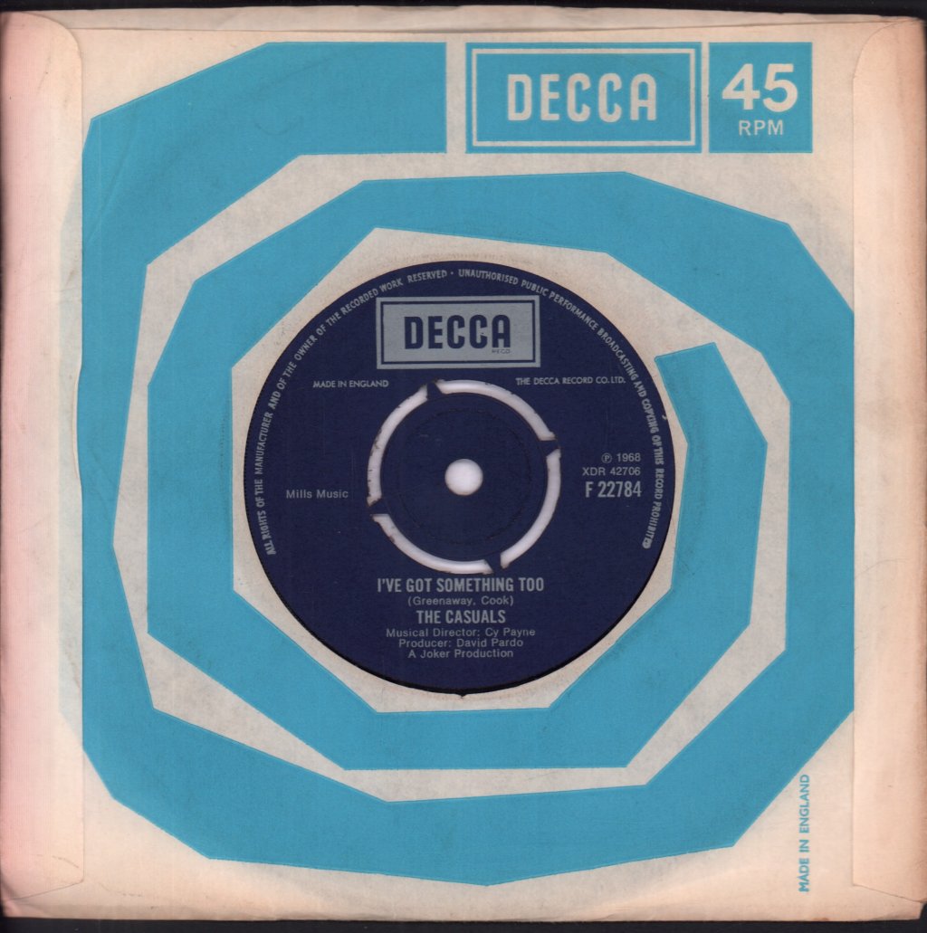 Casuals (60'S Group) - Jesamine - 7 Inch