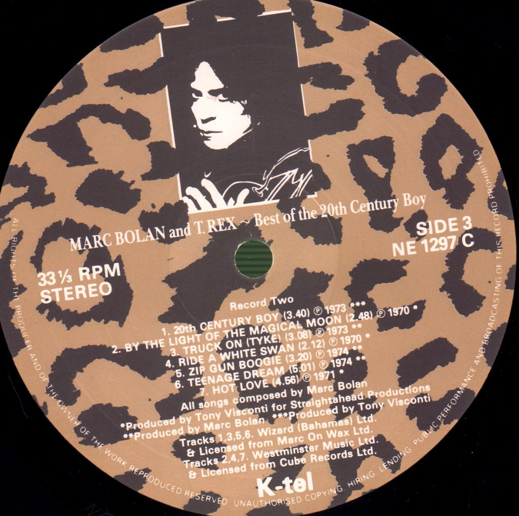 Marc Bolan And T Rex - Best Of The 20th Century Boy - Double Lp
