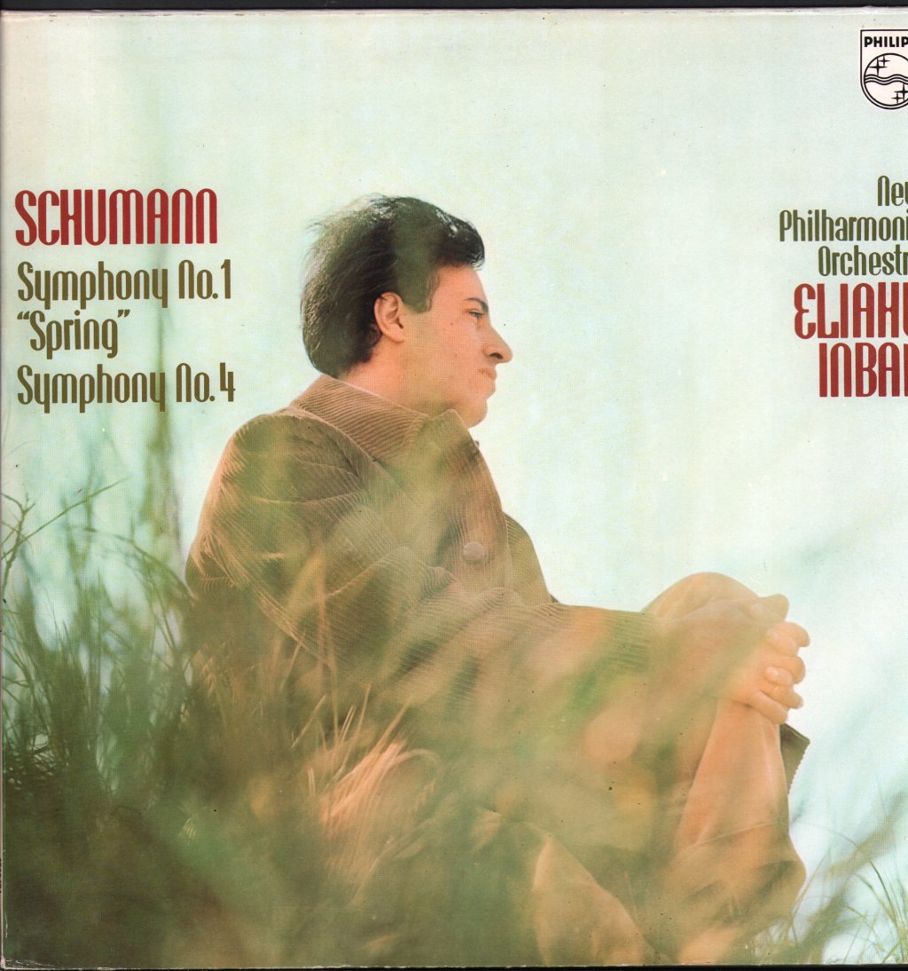 New Philharmonia Orchestra / Eliahu Inbal - Schumann - Symphony No. 1 "Spring" / Symphony No. 4 - Lp