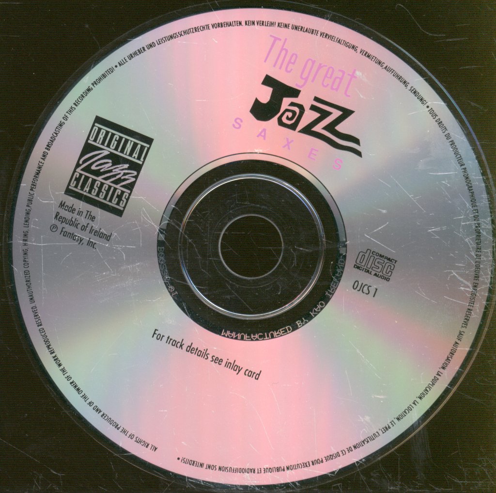 Various Artists - Great Jazz Saxes - Cd