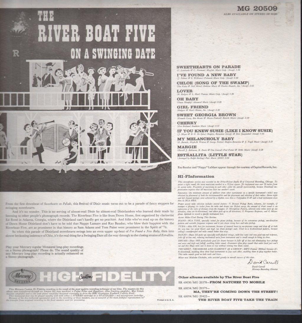River Boat Five - On A Swinging Date - Lp