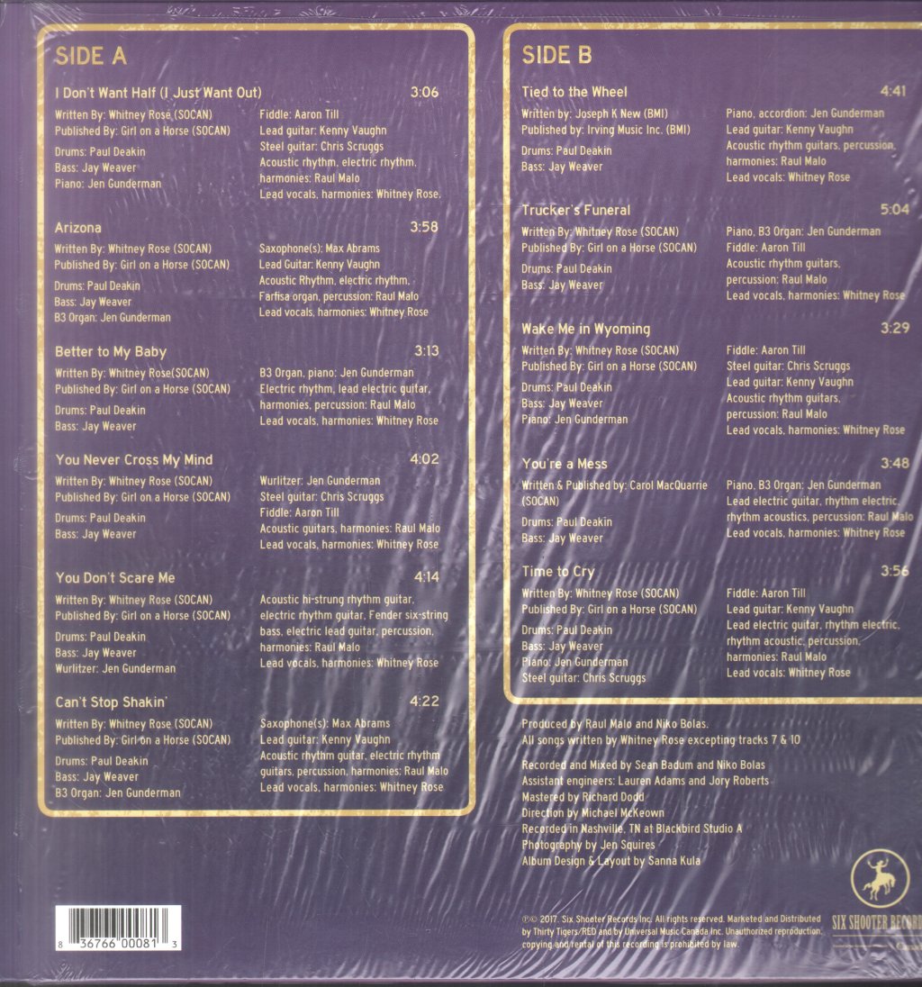 Whitney Rose - Rule 62 - Lp