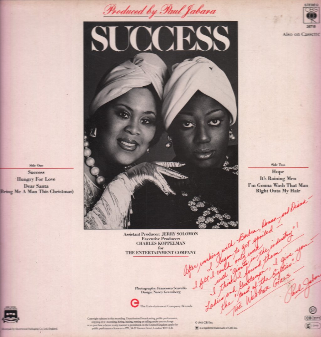 Weather Girls - Success - Lp