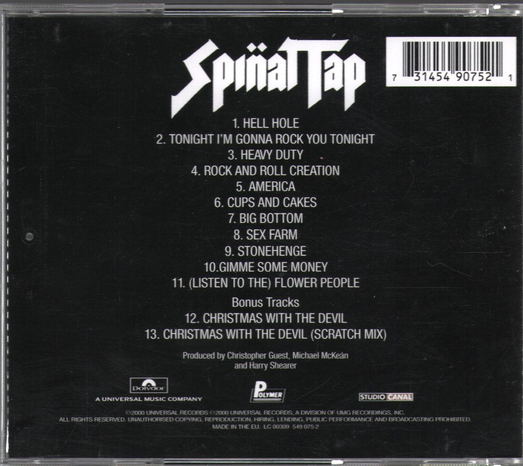 Spinal Tap - Spinal Tap - Cd