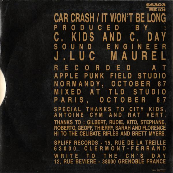 Chameleon's Day - Car Crash - 7 Inch