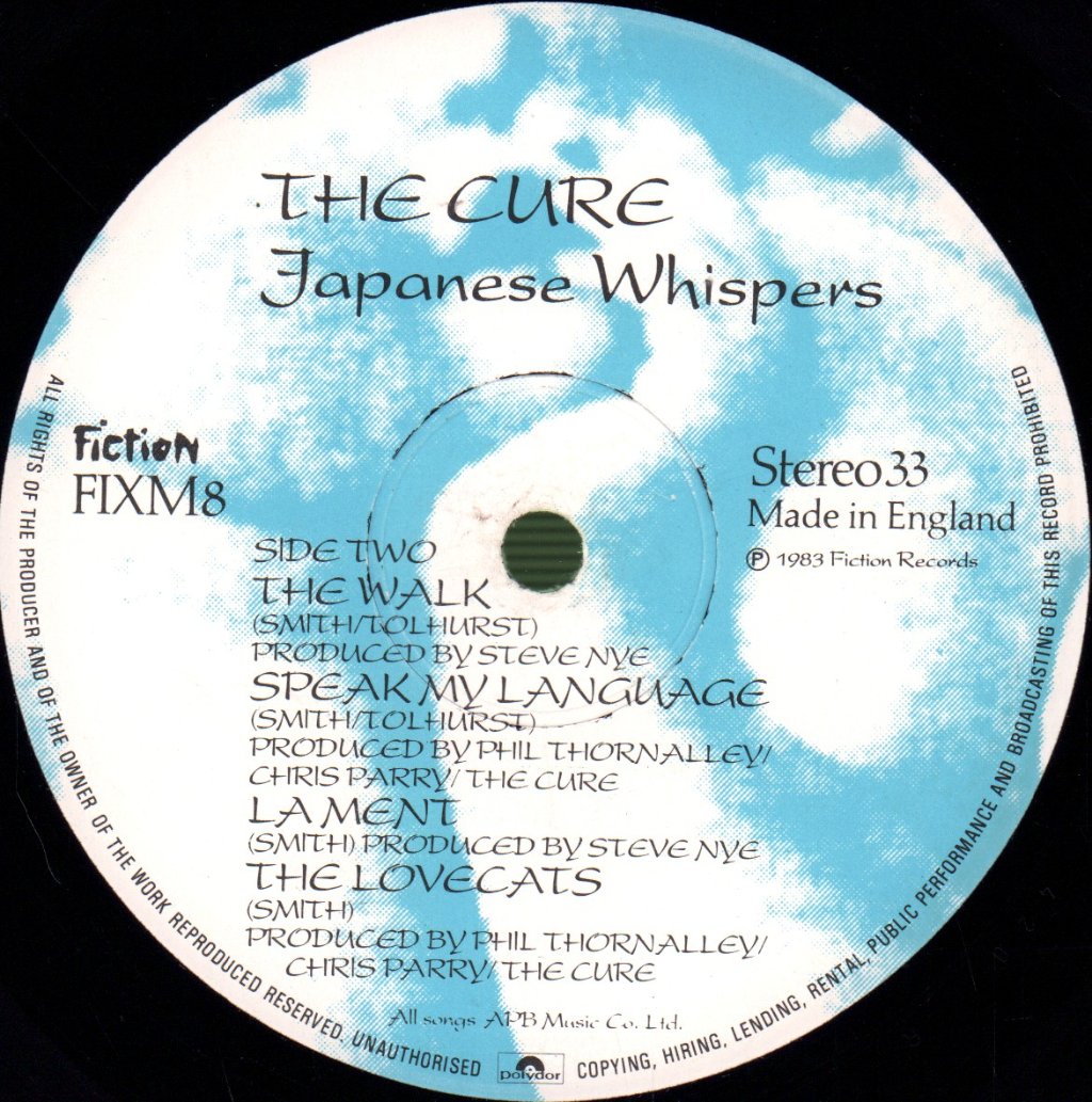 Cure - Japanese Whispers - Lp