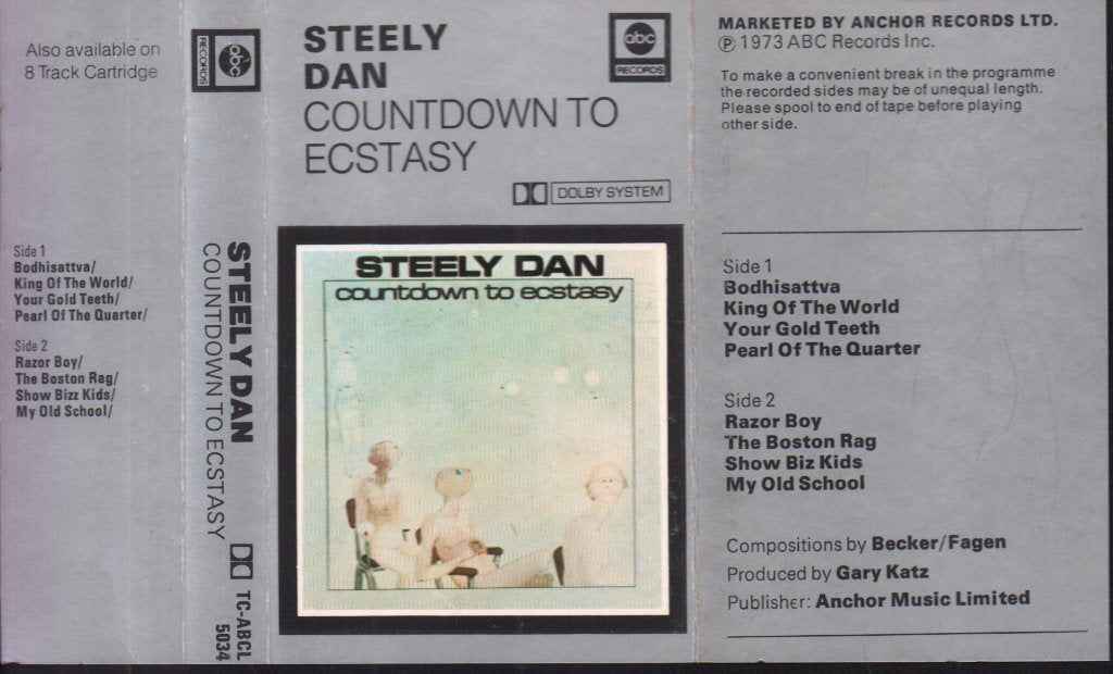 Steely Dan - Countdown To Ecstasy - Cassette