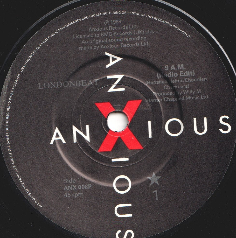 Londonbeat - 9 A.m. - 7 Inch