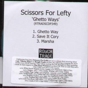 Scissors For Lefty - Ghetto Ways - Cdr