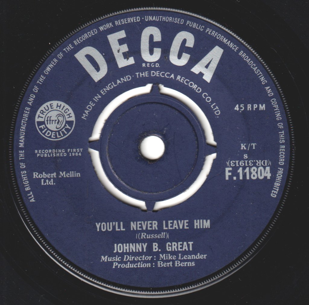 Johnny B Great - Acapulco 1922 - 7 Inch