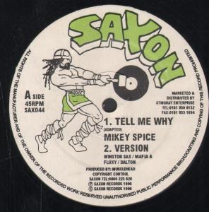 Mikey Spice - Tell Me Why - 12 Inch