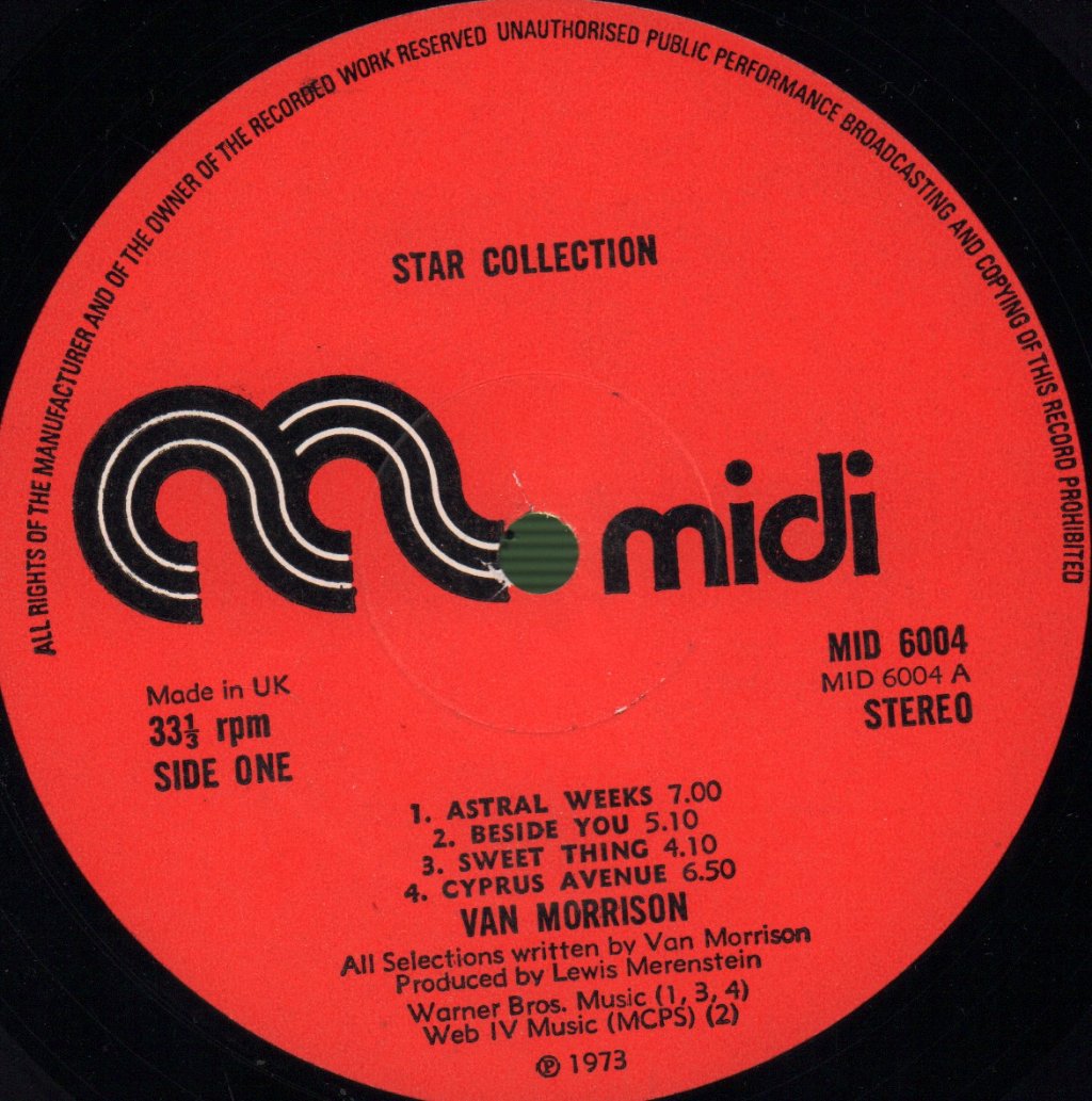 Van Morrison - Astral Weeks - Lp