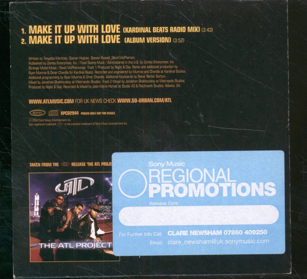 Atl - Make It Up With Love - Cd
