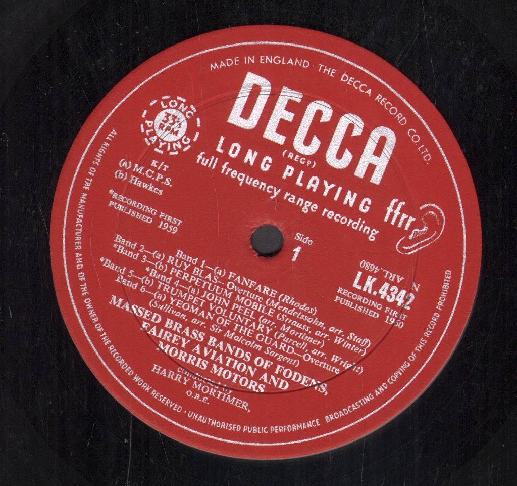 Harry Mortimer - Bright As Brass - Lp