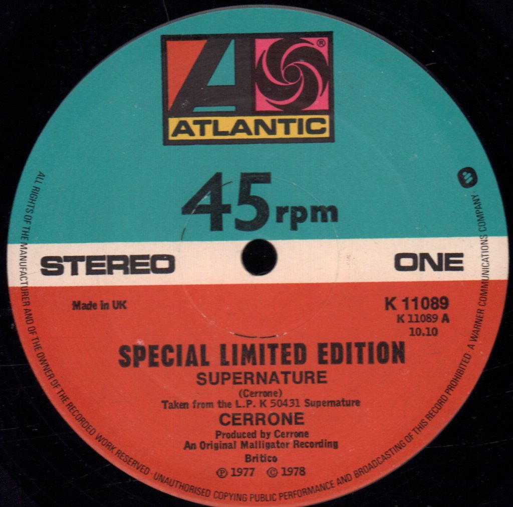 Cerrone - Supernature - 12 Inch