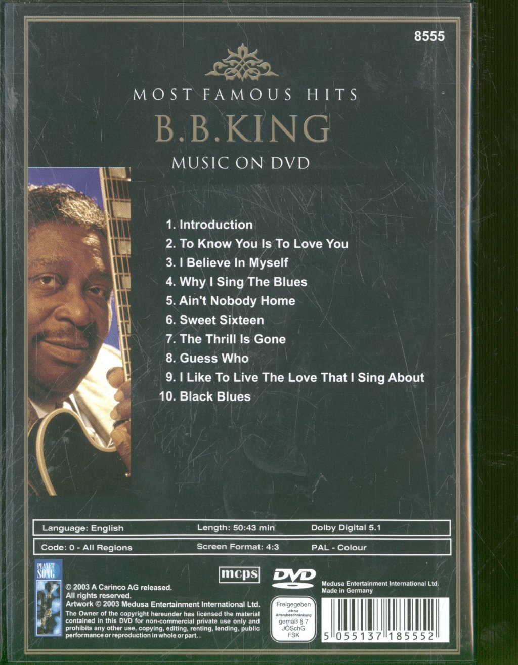 B.B. King - Most Famous Hits Live - Dvd