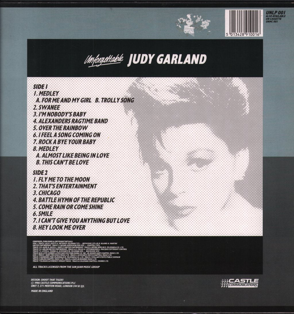 Judy Garland - Unforgettable - 16 Golden Classics - Lp