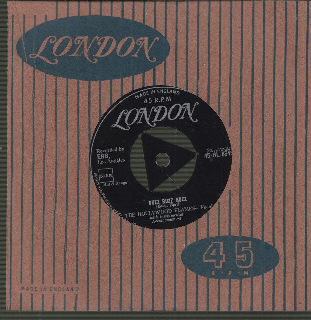 Hollywood Flames - Buzz-Buzz-Buzz / Crazy - 7 Inch