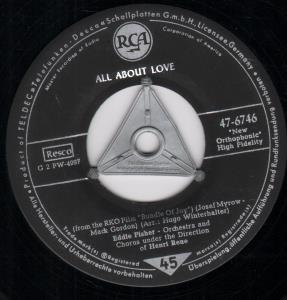 Eddie Fisher - All About Love - 7 Inch