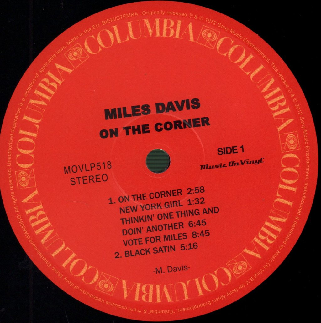 Miles Davis - On The Corner - Lp