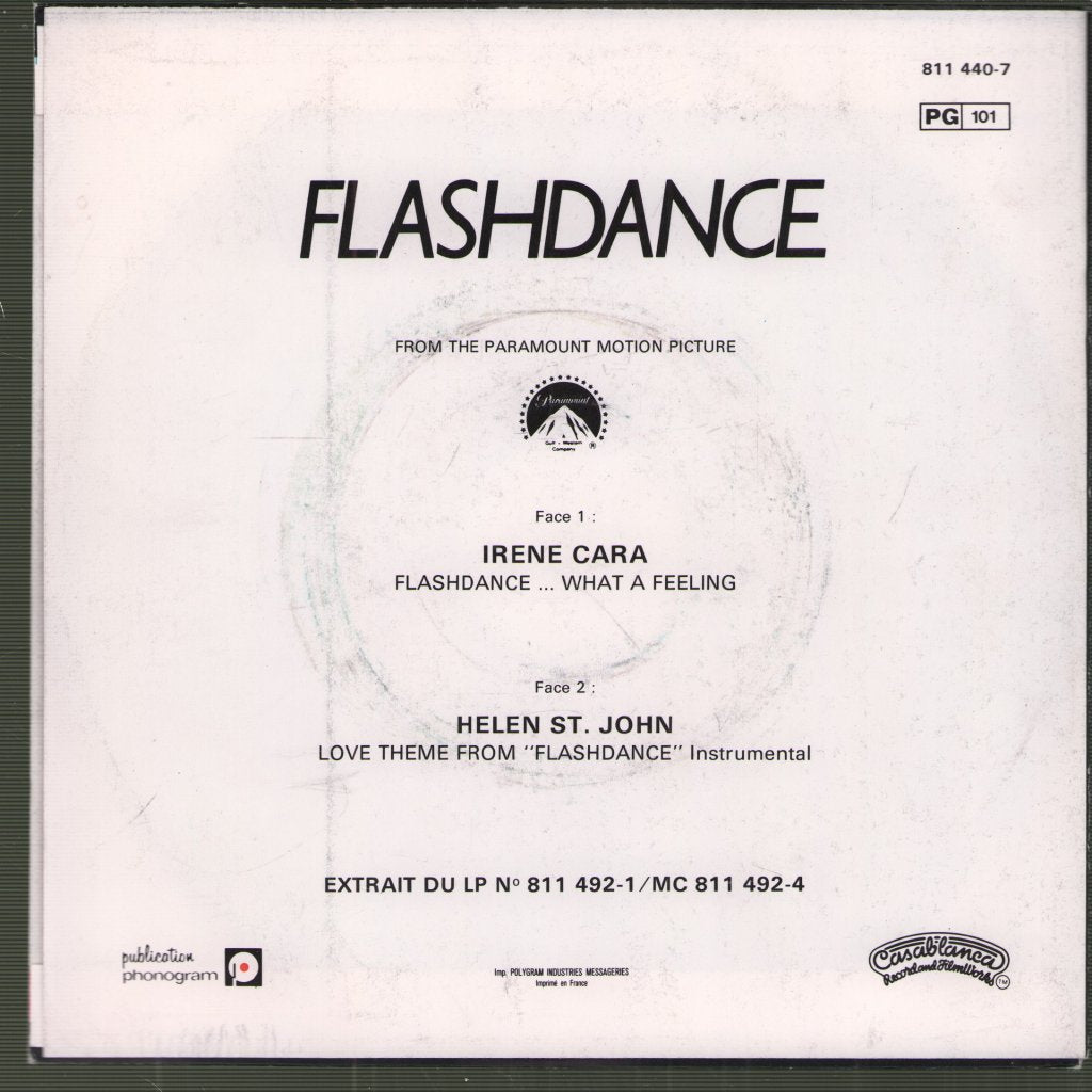 Irene Cara - Flashdance... What A Feeling - 7 Inch