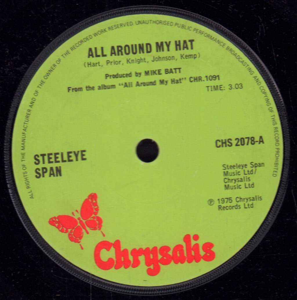 Steeleye Span - All Around My Hat - 7 Inch