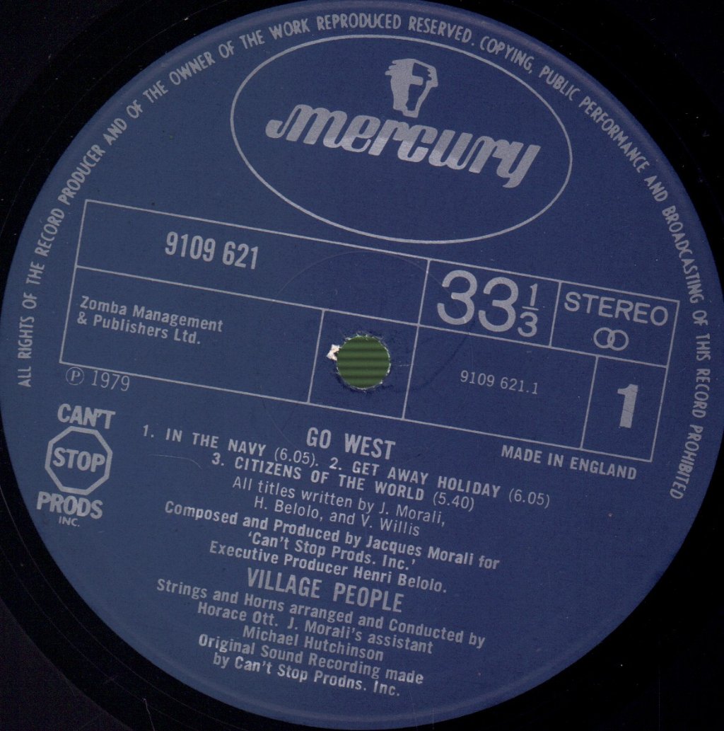 Village People - Go West - Lp