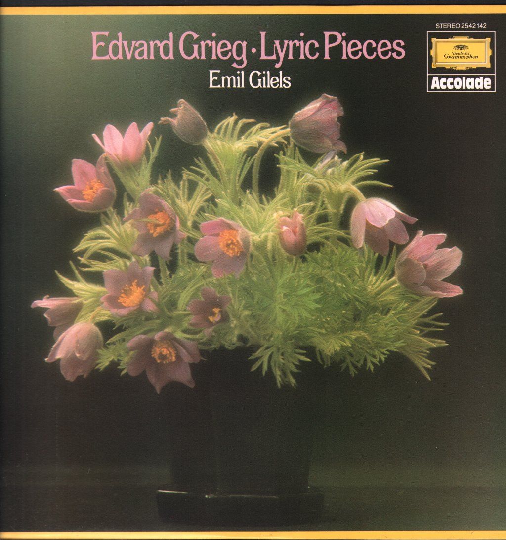 Emil Gilels - Edvard Grieg - Lyric Pieces - Lp