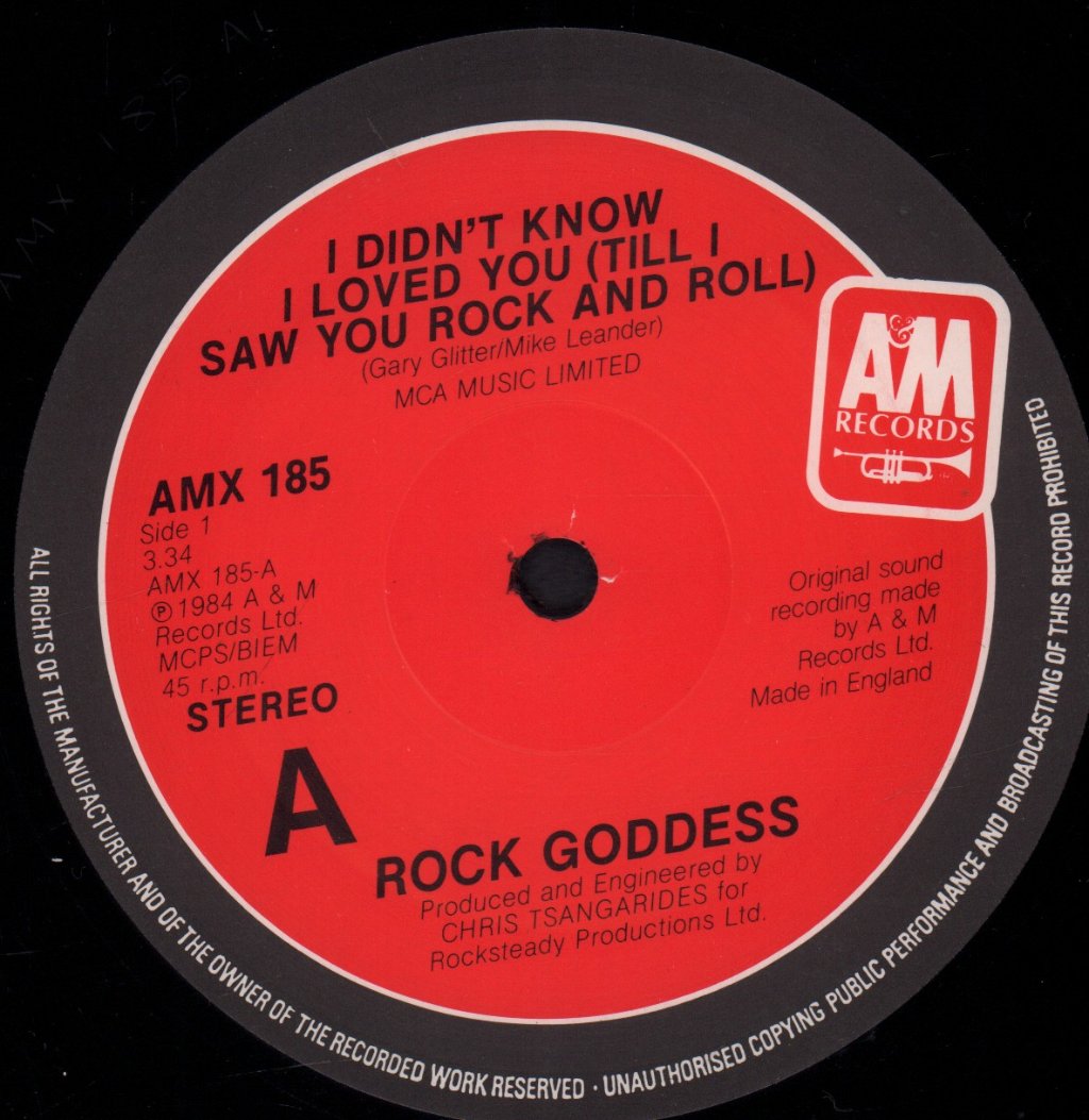 Rock Goddess - I Didn't Know I Loved You - 12 Inch