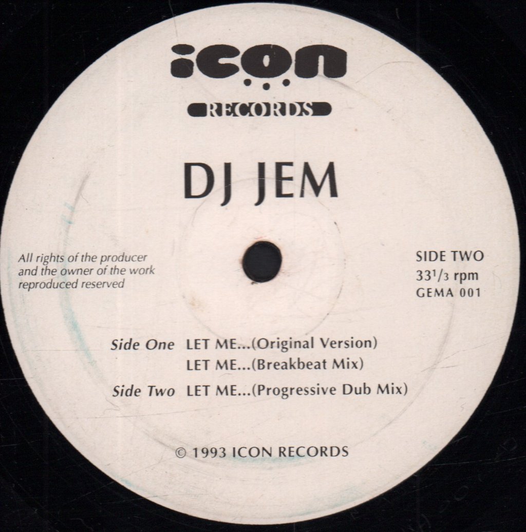 DJ Jem - Let Me... - 12 Inch