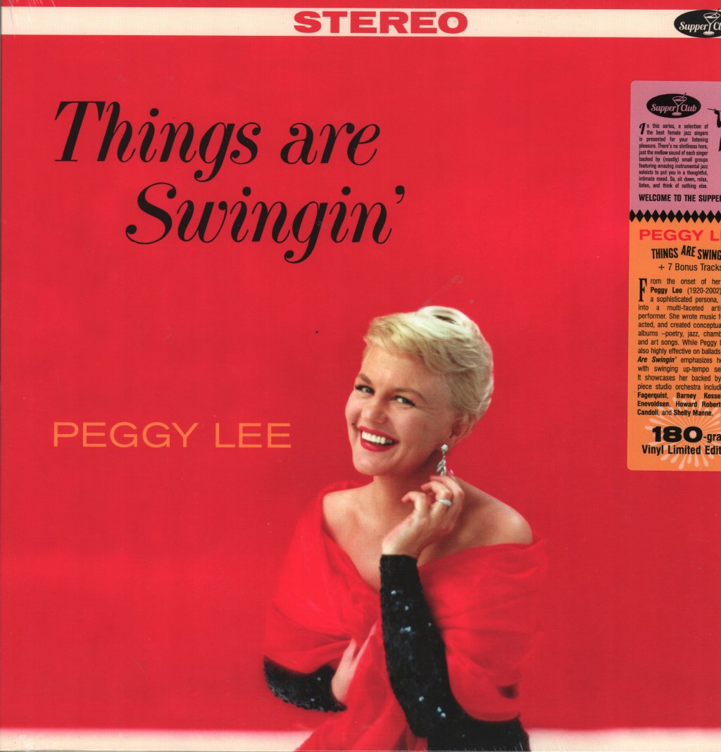 Peggy Lee - Things Are Swingin' - Lp