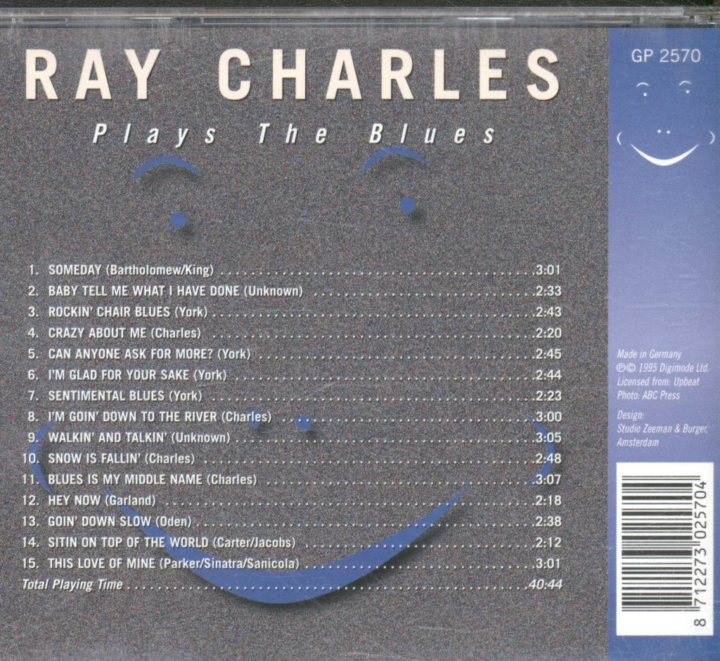 Ray Charles - Plays The Blues - Cd